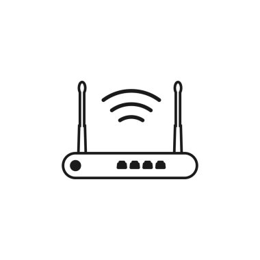 router simgesi stok çizimi tasarımı