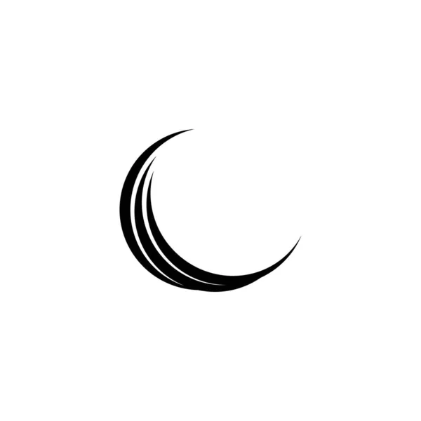 Lua Logotipo Estoque Ilustração Design —  Vetores de Stock