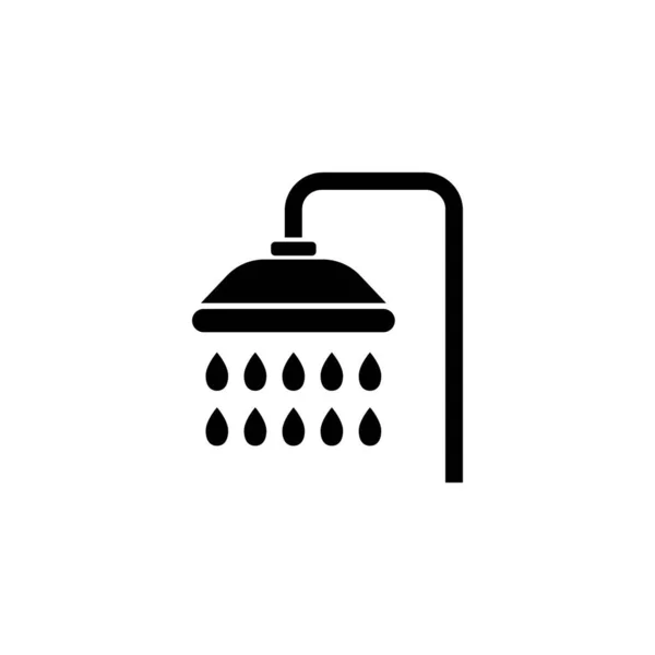 Douche Icône Stock Illustration Design — Image vectorielle