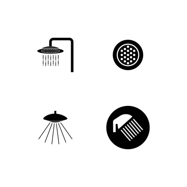 Dusche Icon Stock Illustration Design — Stockvektor