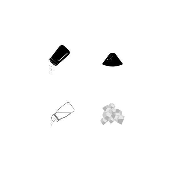 Sól Logo Zapasów Ilustracji Deign — Wektor stockowy
