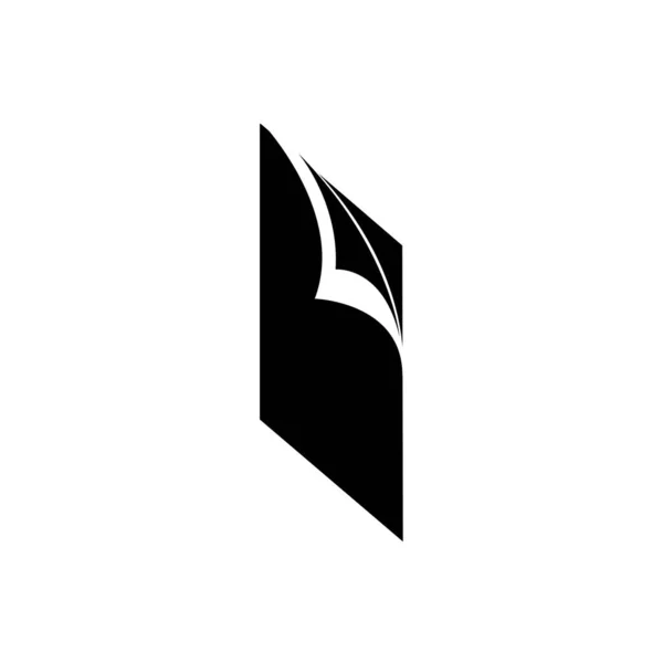 Bokutbildning Logotyp Mall Vektor Illustration Design — Stock vektor