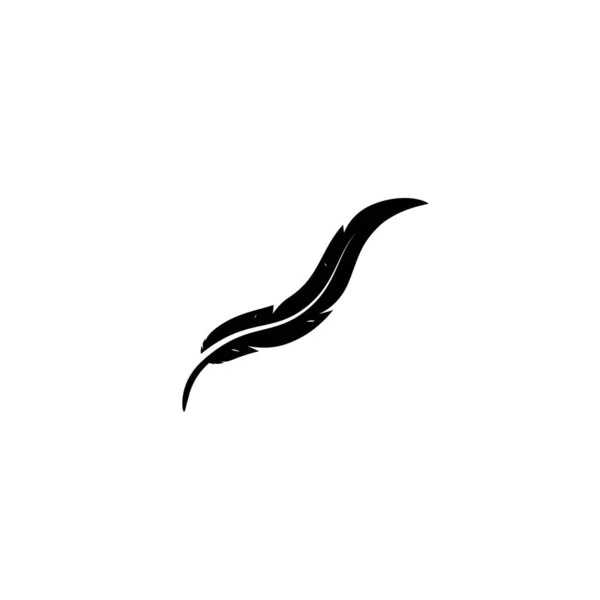 羽毛图标浮雕设计 — 图库矢量图片