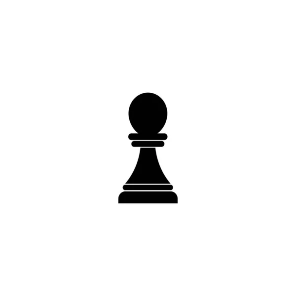 Schachfigur Ikone Illustration Design — Stockvektor
