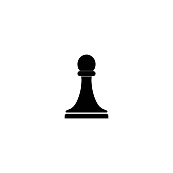 Schachfigur Ikone Illustration Design — Stockvektor