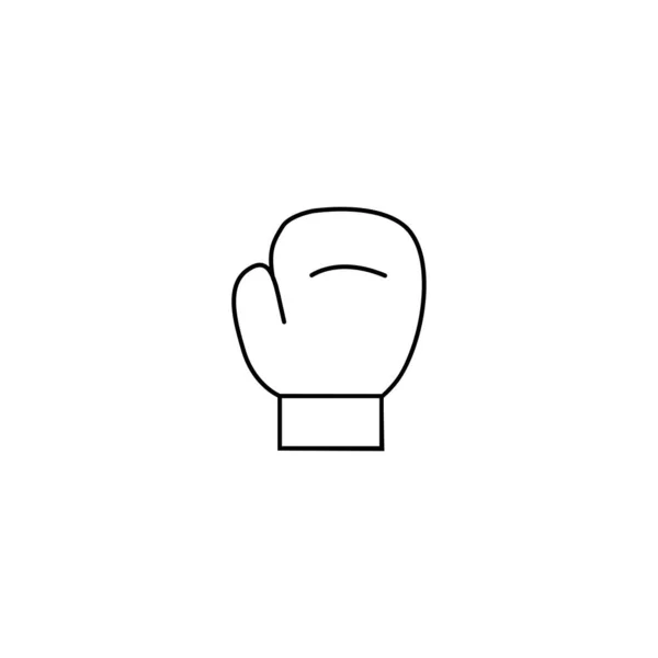 Boxing Gloves Icon Illustration Design — Stock Vector
