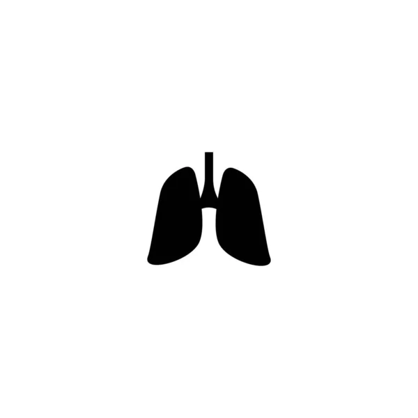 Pulmones Icono Stock Ilustración Diseño — Vector de stock