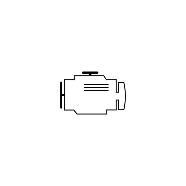 Coche Motor Icono Ilustración Diseño — Vector de stock
