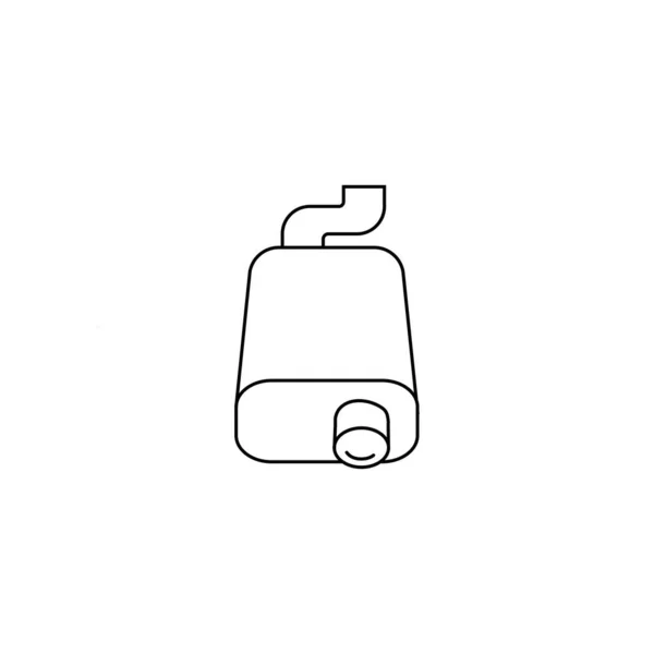 Car Exhaust Icon Illustration Design — Stock Vector