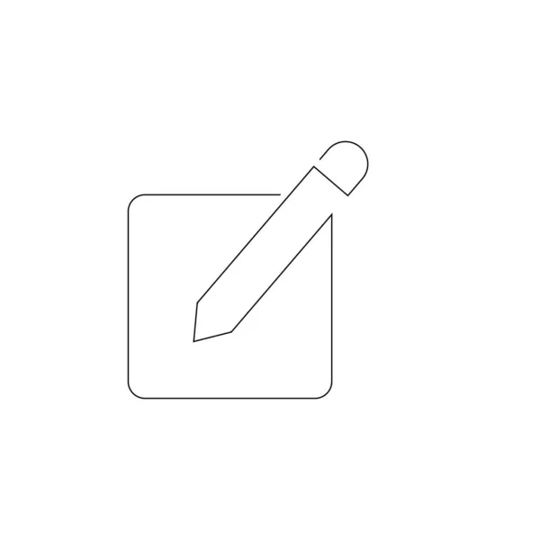 Modifier Icône Stock Illustration Design — Image vectorielle