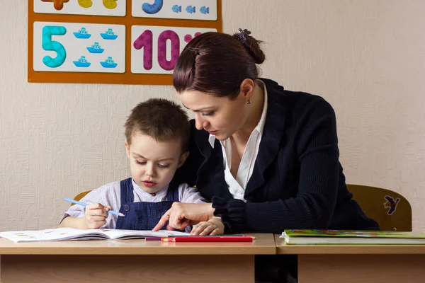 Student and teacher Royalty Free Stock Photos