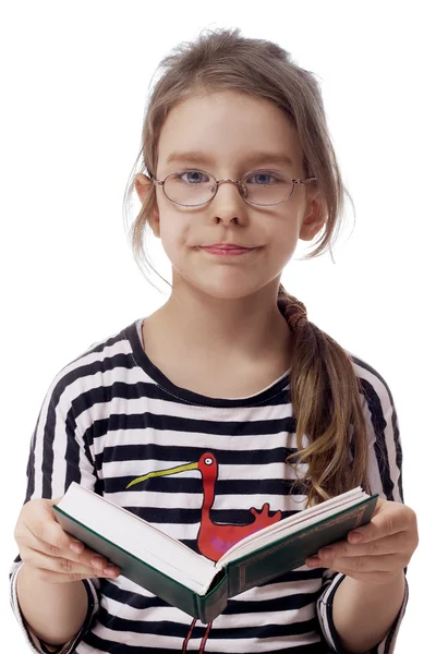 Little girl with book Stock Image