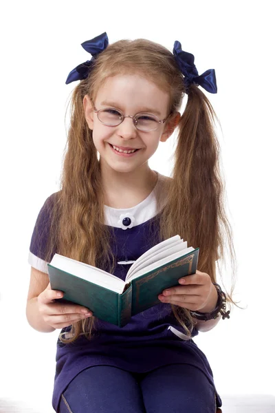 Little girl with book Stock Picture