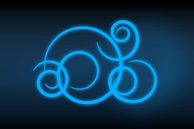 soyut Mavi parlaklık arka plan