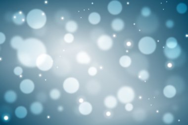 Bulanık mavi bokeh arkaplan