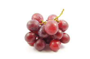Bir sürü kırmızı üzüm.