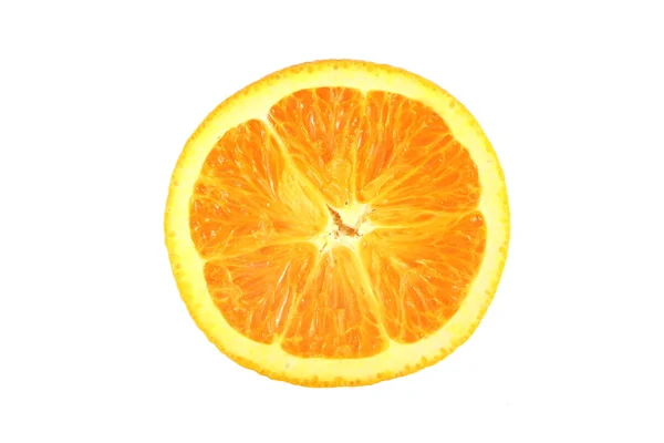 Färska Navel orange isolerat — Stockfoto