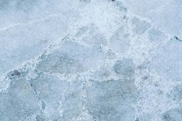 Ice with bubbles of air — Stock Photo, Image