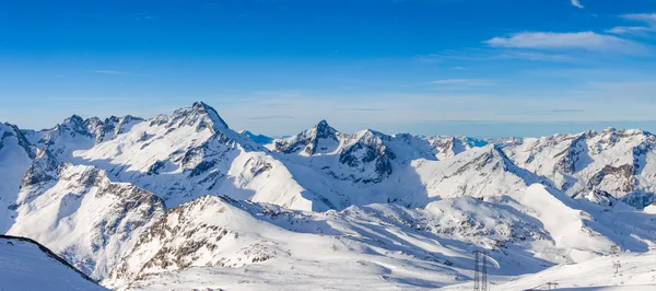 Horská krajina Les Deux Alpes. — Stock fotografie