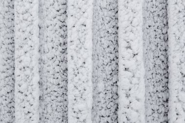 Frost ile kaplı duvar