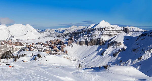 Veduta dell'Avoriaz, Portes du Soleil — Foto Stock