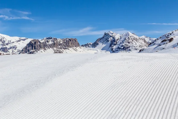 Snowcat trail — Stock Photo, Image