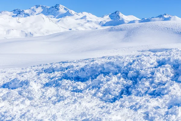 En primer plano traza avalancha . —  Fotos de Stock