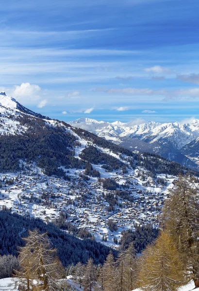 Vue de la station 4 Vallées — Photo