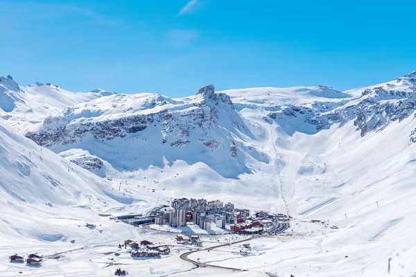 Tignes Val Claret. — Zdjęcie stockowe