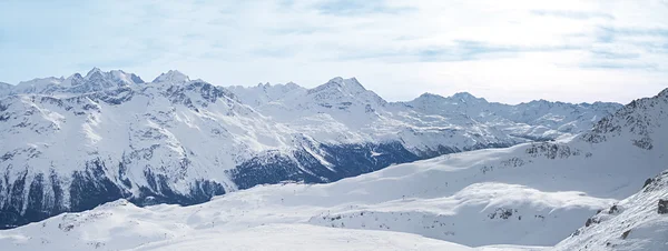 Panorama van de bergketen. — Stockfoto