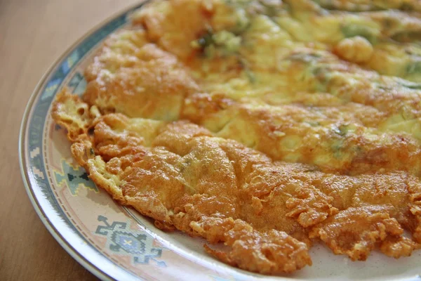 Rántott növényi omlettet — Stock Fotó