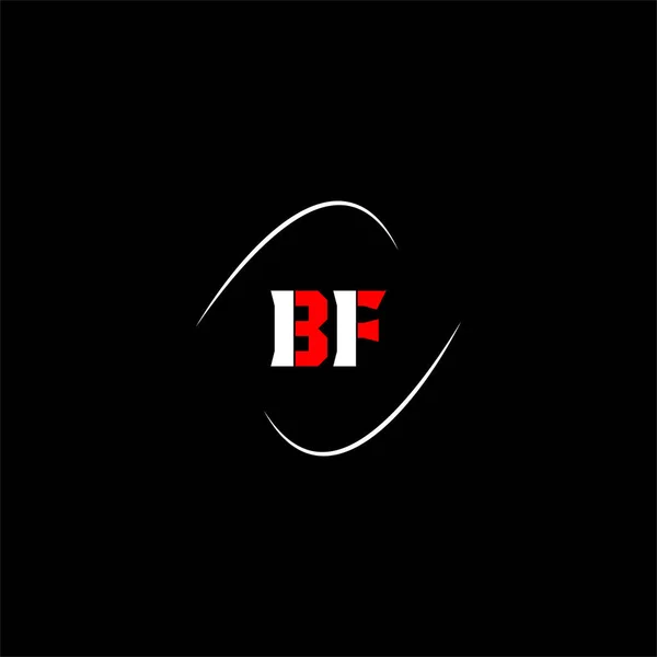 Γράμμα Λογότυπο Δημιουργικό Σχεδιασμό Μαύρο Χρώμα Φόντο Μονόγραμμα — Διανυσματικό Αρχείο