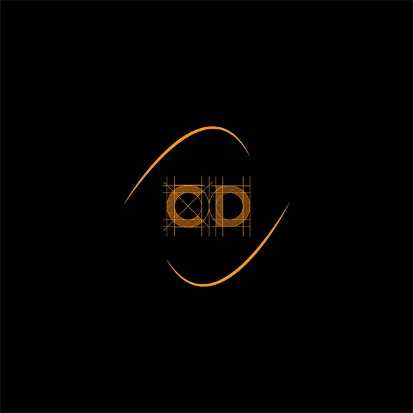 Bokstav Logotyp Abstrakt Design Svart Färg Bakgrund Monogram — Stock vektor