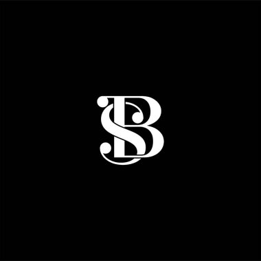 G F harfi logosu soyut dizayn .gf monogramı