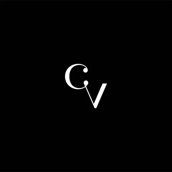 Bokstav Logotyp Abstrakt Design Monogram — Stock vektor