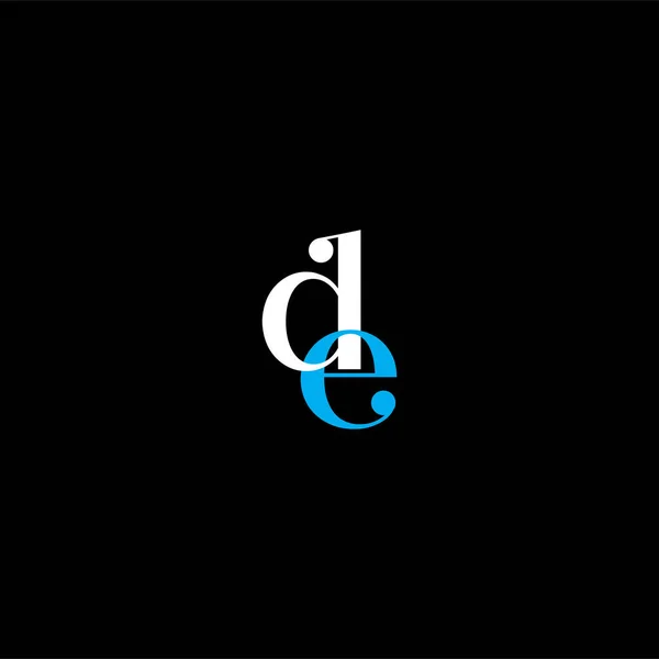 Letra Logotipo Abstrato Design Monograma — Vetor de Stock