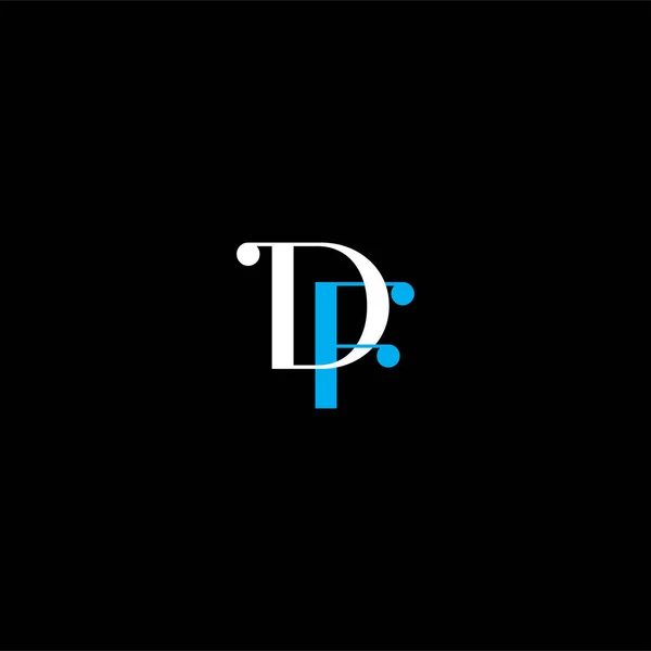 Lettre Logo Abstrait Design Monogramme — Image vectorielle