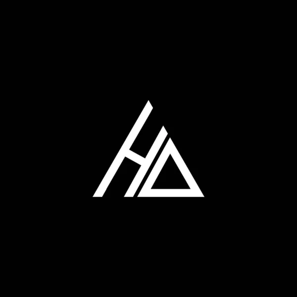 Litera Logo Kreatywny Projekt Czarnym Tle Koloru Monogram — Wektor stockowy