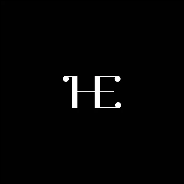 Літера Логотип Креативний Дизайн Фоні Чорного Кольору — стоковий вектор