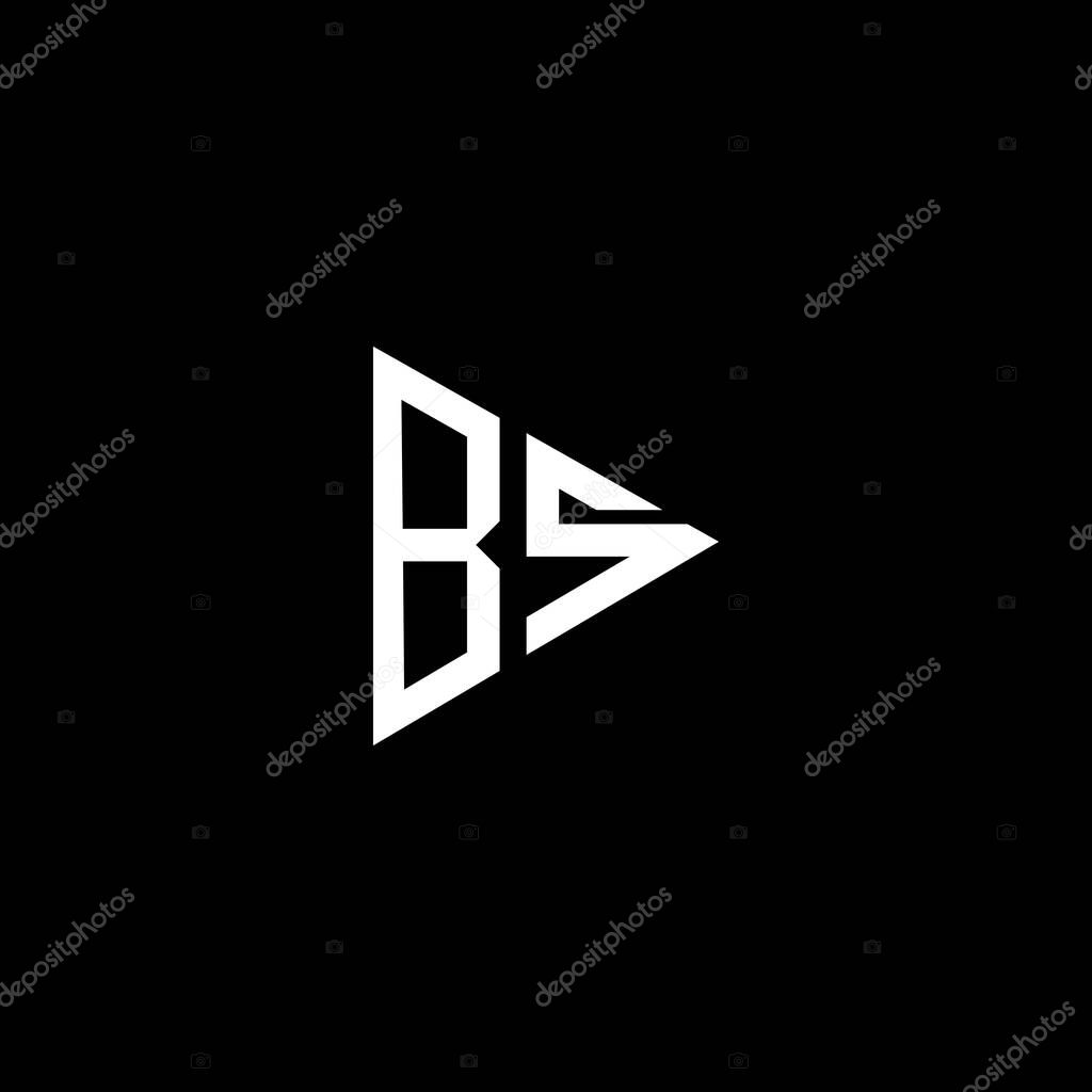B S letter logo abstract design. bs monogram