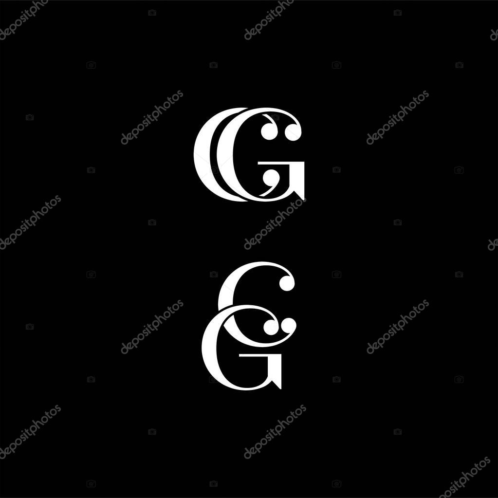 G F letter logo abstract design.gf monogram