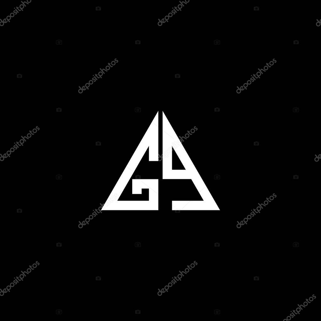 G Q letter logo creative design on black color background.gq monogram