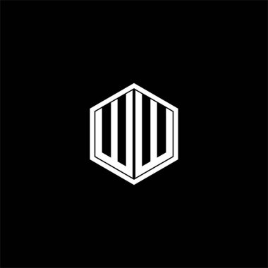 Z harfi logosu soyut tasarım. zz monogramı