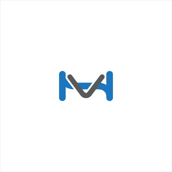 문자로 추상적 디자인이다 Monogram — 스톡 벡터