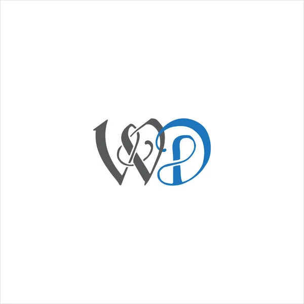 Litera Logo Abstrakcyjny Projekt Białym Tle Koloru Monogram — Wektor stockowy