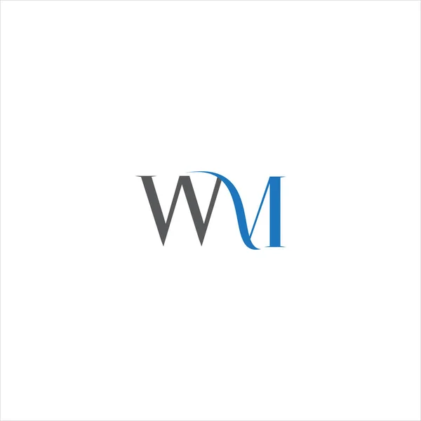 Letter Logo Abstract Ontwerp Witte Achtergrond Monogram — Stockvector