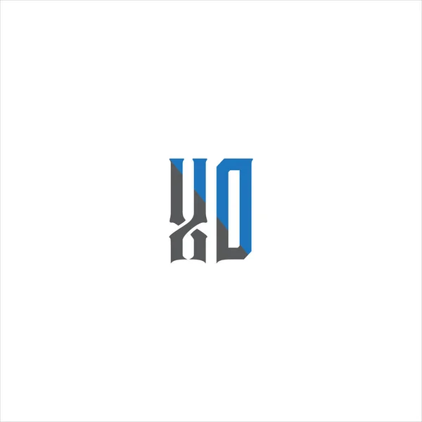 문자로 추상적 디자인이다 Monogram — 스톡 벡터