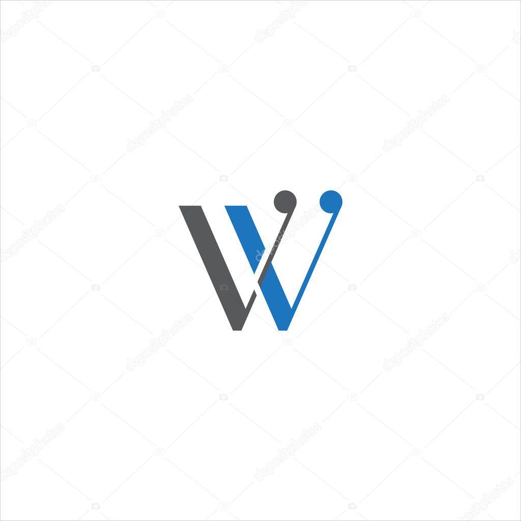 V V letter logo abstract design on white color background. vv monogram