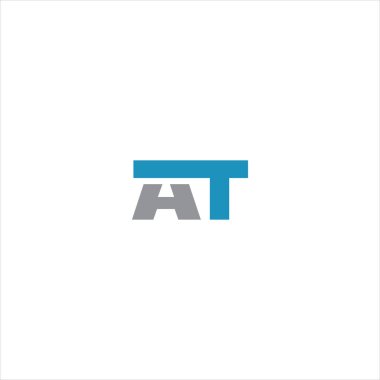 Siyah arkaplan üzerine bir T harfi logo vektör tasarımı. monogramda