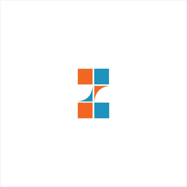 Letter Logo Abstract Design Black Color Background Alphabet — Stock Vector